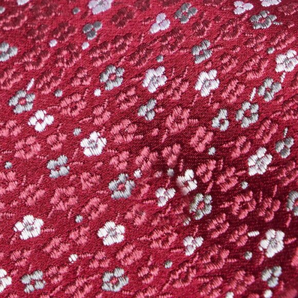 Flower Fields Burgundy Tie NWT - Picture 3 of 3